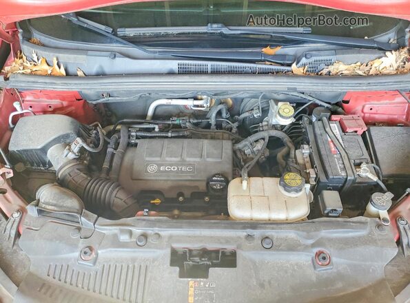 KL4CJASBXJB693657 2018 BUICK ENCORE Темно-бордовый Вид подкапотного пространства