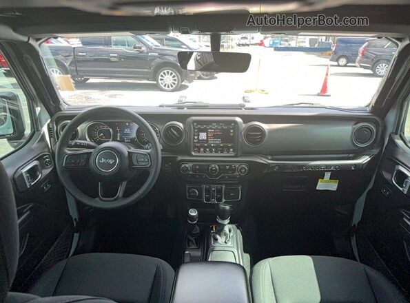 1C4HJXDN7PW509945 2023 JEEP WRANGLER Gray Widok tylnych siedzeń