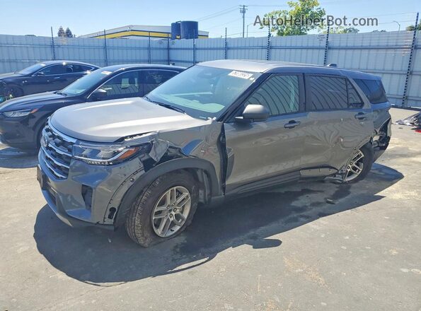 1FMUK8DH2TGB23512 2026 FORD FORD EXPLORER Серый Передняя левая четверть