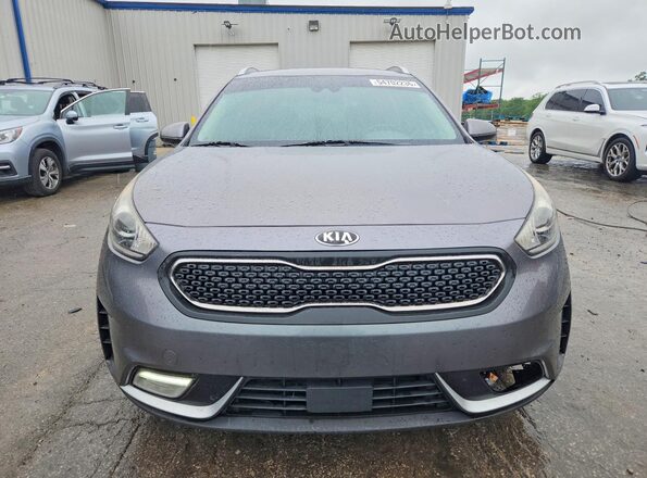 KNDCB3LC9J5109057 2018 KIA NIRO Gray Widok z tyłu