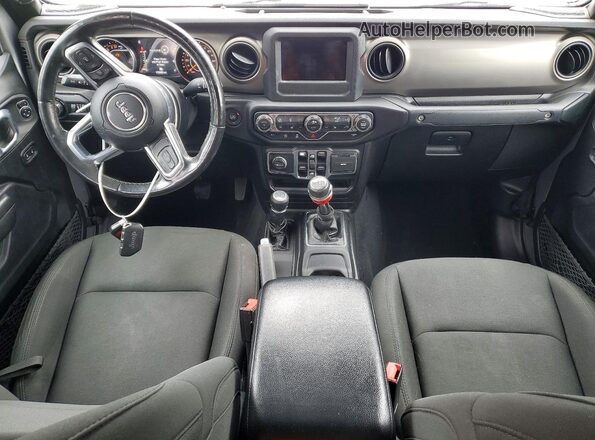 1C6HJTAG8LL147237 2020 JEEP GLADIATOR Серебряный Вид щитка приборов