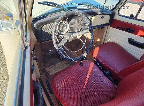 1112443572 1971 VOLKSWAGEN SUPER Cream Vista del salpicadero