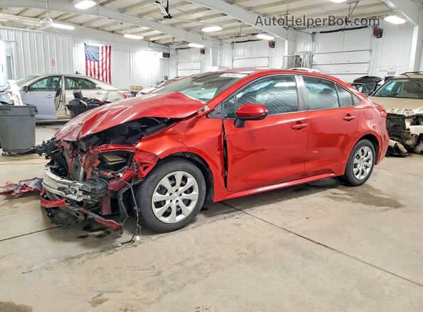 5YFEPMAE7MP190720 2021 TOYOTA COROLLA Red Przód lewy