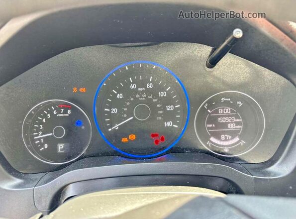 3CZRU6H54JM717508 2018 HONDA HR-V Red უკანა ხედი