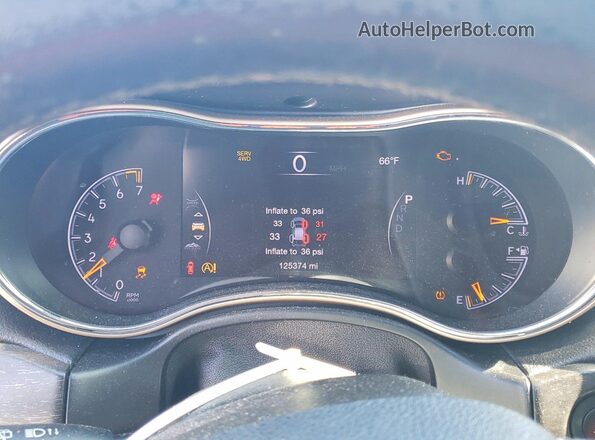 1C4RJFBG1HC742645 2017 JEEP GRAND Black უკანა სავარძლების ხედი