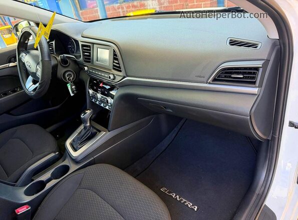 5NPD74LF3LH608865 2020 HYUNDAI ELANTRA White Vista interior de 360 grados