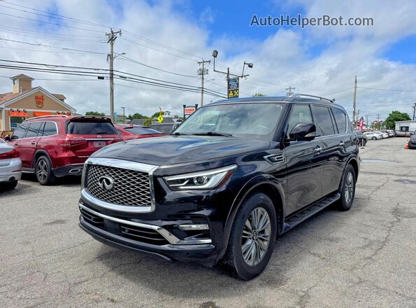 JN8AZ2NE8L9255512 2020 INFINITI QX80 Черный Задняя левая четверть