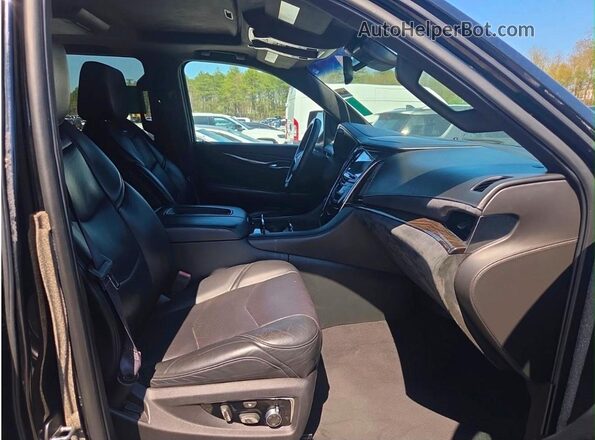 1GYS4KKJ9GR230084 2016 CADILLAC ESCALADE Черный Вид сзади