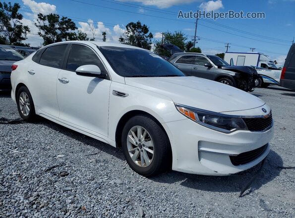 KNAGT4L32G5087431 2016 KIA OPTIMA White Widok z przodu