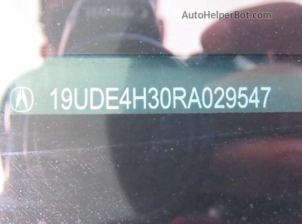 19UDE4H30RA029547 2024 ACURA INTEGRA Black Widok wnętrza z tyłu