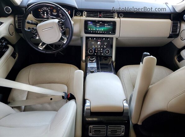 SALGS2RE7KA528255 2019 LAND ROVER RANGE Белый Вид щитка приборов
