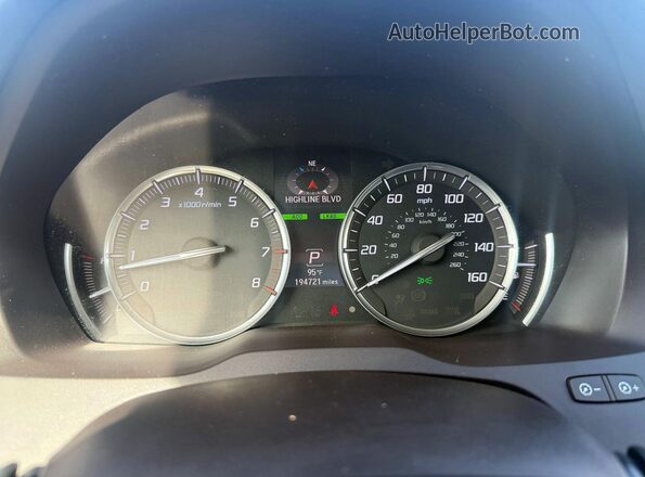 5FRYD4H47GB018317 2016 ACURA MDX Серый Вид щитка приборов