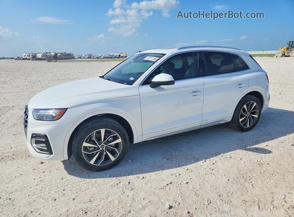 WA1BAAFY1M2003339 2021 AUDI Q5 Белый Передняя левая четверть