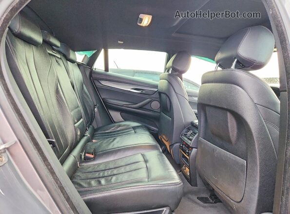 5UXKU0C59K0S97436 2019 BMW X6 Серый Вид задней части салона