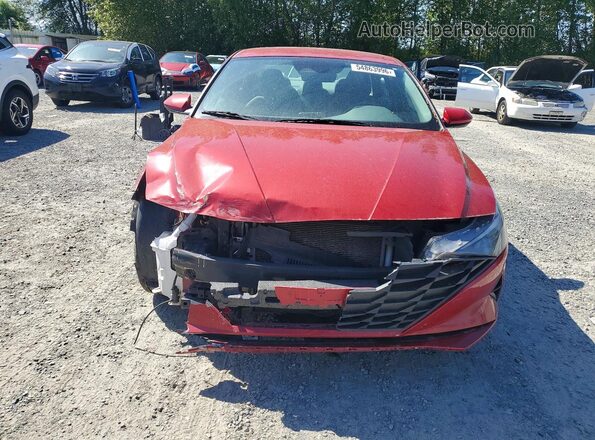 KMHLM4AJ1PU038383 2023 HYUNDAI ELANTRA Красный Вид сзади
