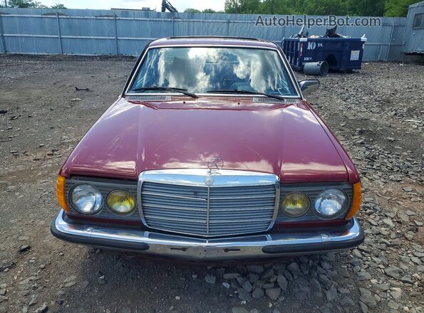 12305312013001 1979 MERCEDES-BENZ 280 Бордовый Вид спереди