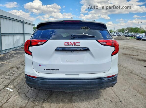 3GKALPEV5KL109931 2019 GMC TERRAIN Белый Вид салона спереди