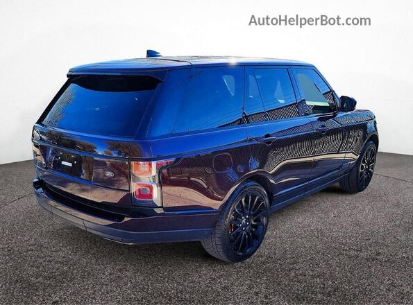 SALGS2SV3KA516615 2019 LAND ROVER RANGE Burgundy Vista frontal