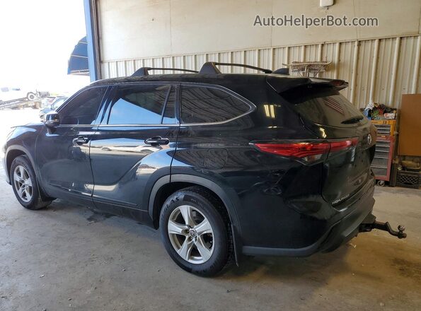 5TDBZRBH1NS587805 2022 TOYOTA HIGHLANDER Черный Задняя левая четверть
