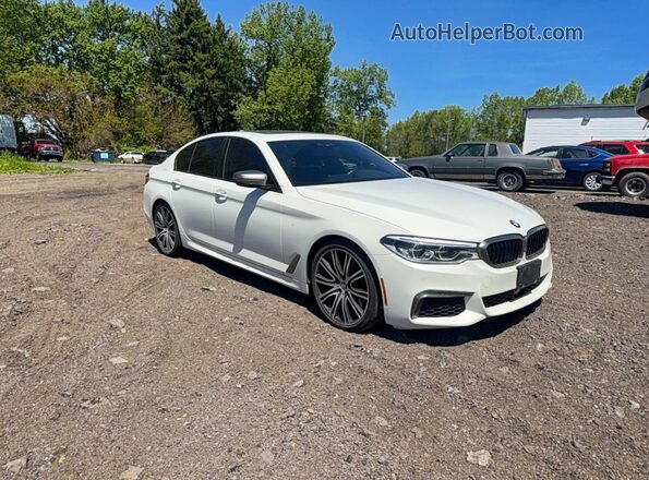 WBAJB9C57JB049807 2018 BMW M5 White Front left