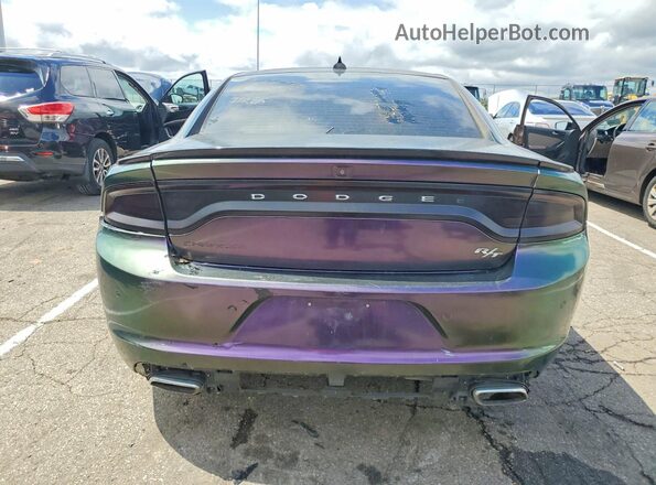 2C3CDXCT3GH258037 2016 DODGE CHARGER Зеленый Вид салона спереди