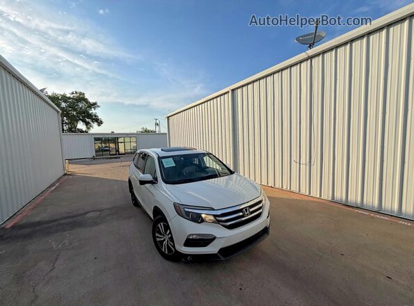 5FNYF5H57JB009487 2018 HONDA PILOT Белый Задняя левая четверть