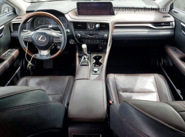 2T2ZZMCA0GC021659 2016 LEXUS RX Black Widok zestawu wskaźników