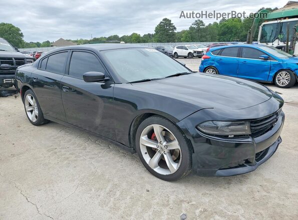 2C3CDXCT0JH233491 2018 DODGE CHARGER Черный Вид спереди