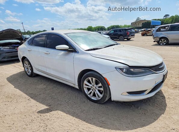 1C3CCCAB1GN112085 2016 CHRYSLER 200 Белый Передняя правая четверть