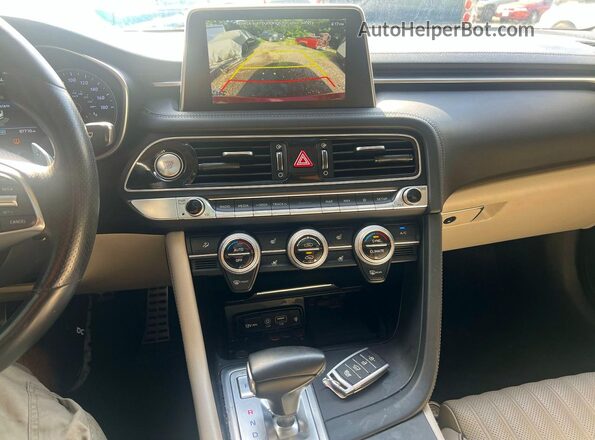KMTG74LE7KU026830 2019 GENESIS G70 Красный Вид подкапотного пространства