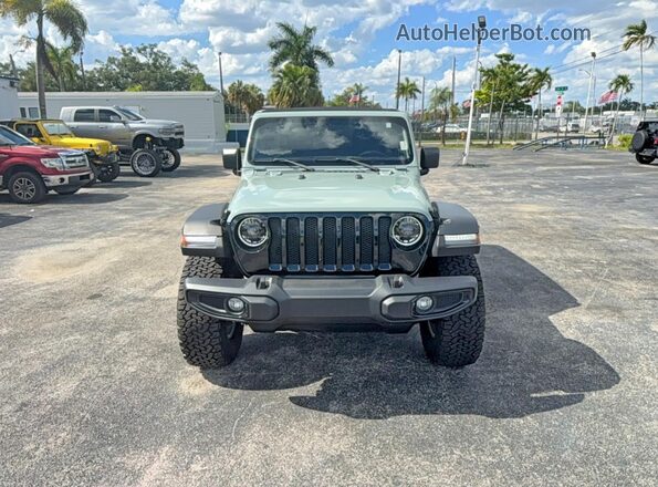 1C4HJXDN7PW509945 2023 JEEP WRANGLER Gray Widok naklejki z numerem VIN