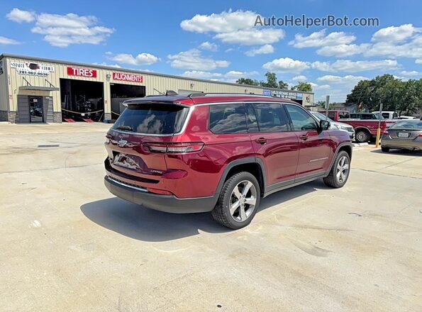 1C4RJKBG0M8173017 2021 JEEP GRAND Бордовый Вид спереди