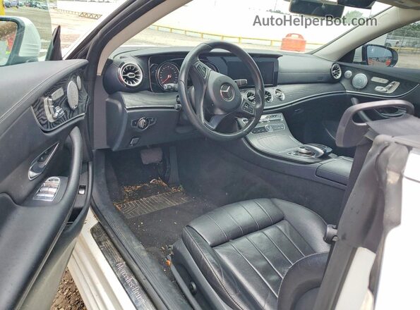 WDD1J6FB1JF020002 2018 MERCEDES-BENZ E-CLASS White Vista del cuadro de instrumentos