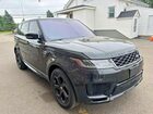 2020 Land Rover Range Rover Sport Hse Черный vin: SALWR2SU7LA707406