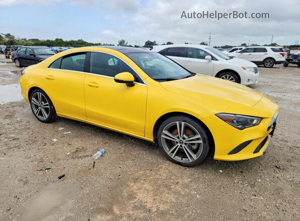 W1K5J4GB5LN090003 2020 MERCEDES-BENZ CLA-CLASS Yellow Դիմացի տեսք