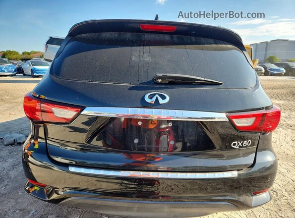 5N1DL0MN4HC518486 2017 INFINITI QX60 Черный Вид салона спереди