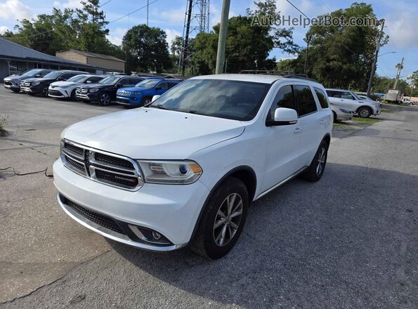 1C4RDHDG9GC361334 2016 DODGE DURANGO Белый Задняя правая четверть