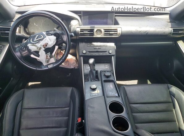JTHBA1D27G5038442 2016 LEXUS IS Серебряный Вид щитка приборов