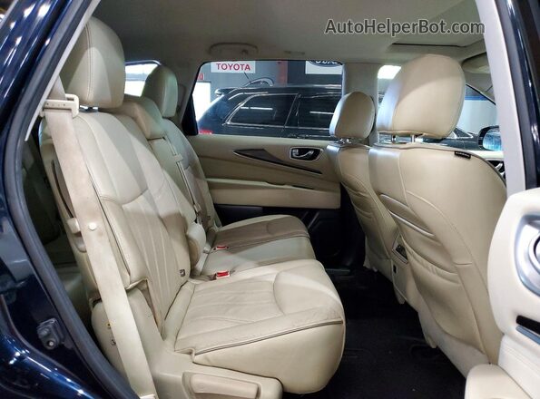 5N1DL0MM1HC527945 2017 INFINITI QX60 Синий Вид подкапотного пространства