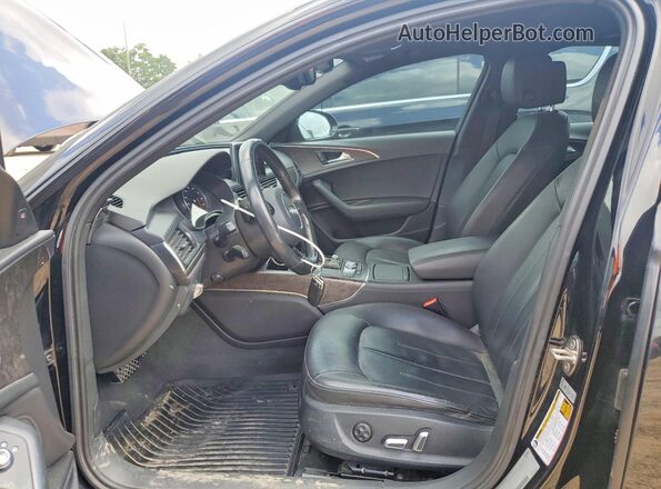 WAUG8AFC4JN012605 2018 AUDI A6 Black Widok deski rozdzielczej