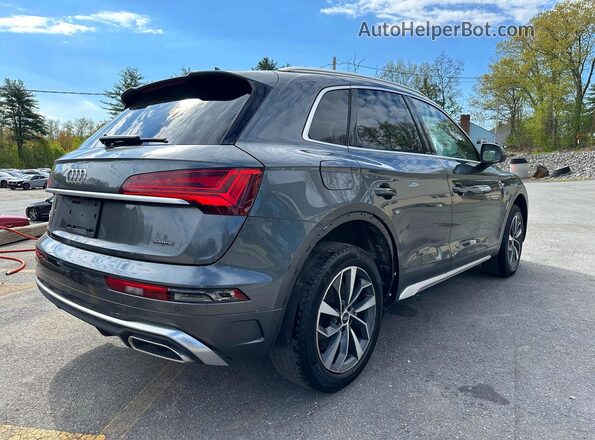WA1EAAFY1N2044973 2022 AUDI Q5 Gray Przód prawy
