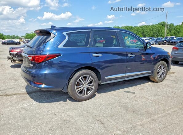 5N1DL0MMXHC541004 2017 INFINITI QX60 Синий Передняя правая четверть