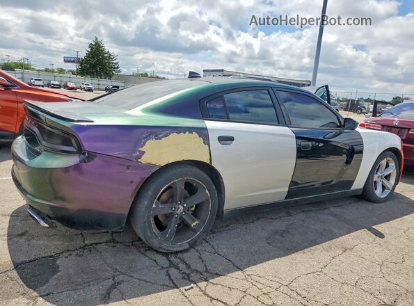 2C3CDXCT3GH258037 2016 DODGE CHARGER Зеленый Передняя правая четверть