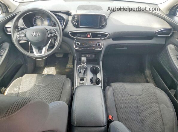 5NMS23AD5KH106937 2019 HYUNDAI SANTA Blue Vista del cuadro de instrumentos