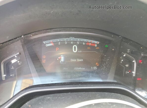 7FARW2H96JE024346 2018 HONDA CR-V Черный Вид задних сидений