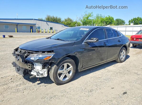 1G1ZC5ST0LF126324 2020 CHEVROLET MALIBU Черный Передняя левая четверть