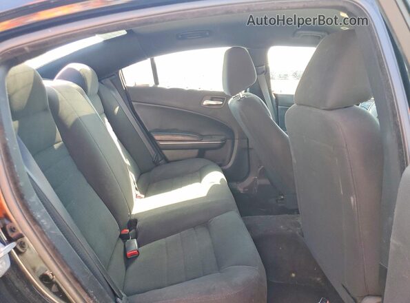 2C3CDXAG6HH649125 2017 DODGE CHARGER Черный Вид задней части салона