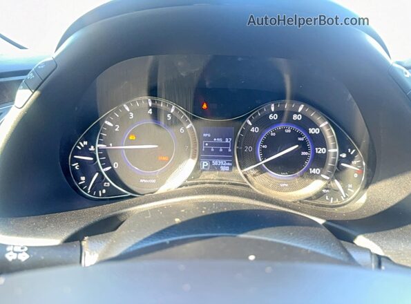 JN8AZ2NF8K9685855 2019 INFINITI QX80 Синий Вид щитка приборов