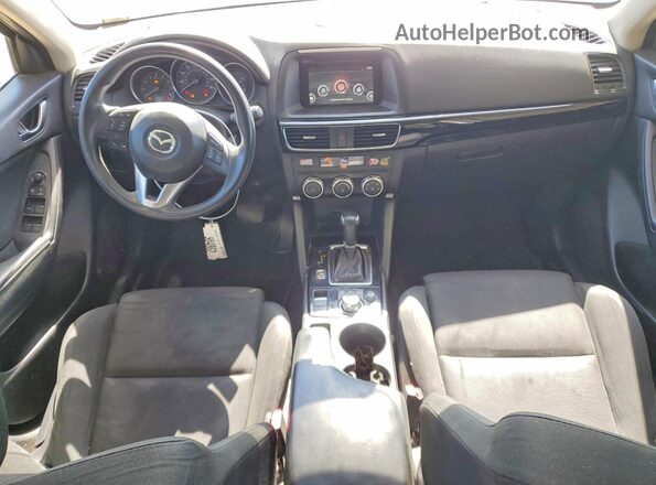 JM3KE2BY6G0832131 2016 MAZDA CX-5 Gray Vista del cuadro de instrumentos