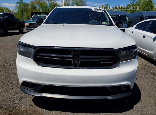 1C4RDHDG0HC796437 2017 DODGE DURANGO Белый Вид сзади